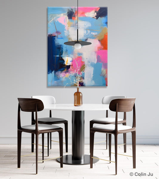 Oversized Modern Abstract Wall Paintings, Original Canvas Art, Contemporary Acrylic Painting on Canvas, Large Wall Art Painting for Bedroom-Grace Painting Crafts