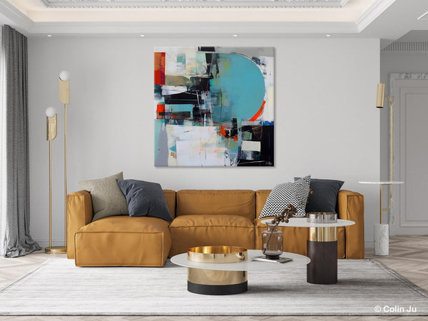 Modern Acrylic Artwork, Original Modern Paintings, Contemporary Canvas Art for Bedroom, Heavy Texture Canvas Art, Large Abstract Paintings-Grace Painting Crafts