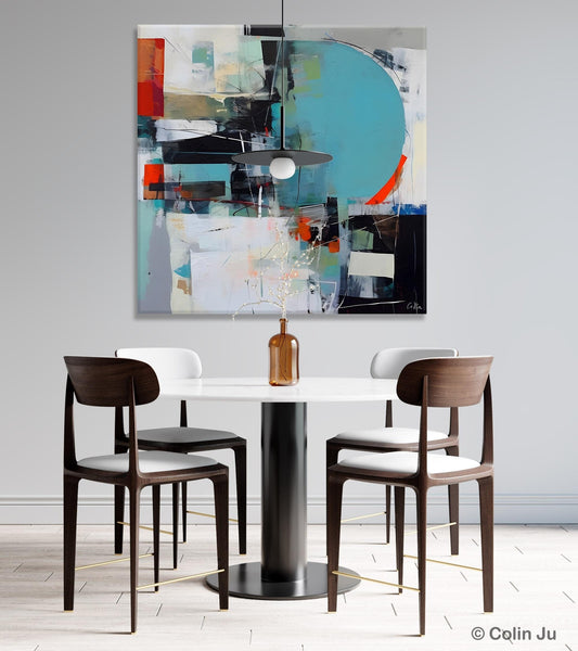 Modern Acrylic Artwork, Original Modern Paintings, Contemporary Canvas Art for Bedroom, Heavy Texture Canvas Art, Large Abstract Paintings-Grace Painting Crafts