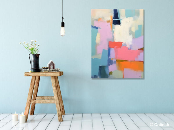 Contemporary Paintings on Canvas, Large Wall Art Painting for Dining Room, Original Abstract Wall Art, Oversized Abstract Wall Art Paintings-Grace Painting Crafts