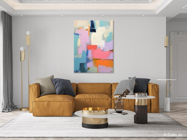 Contemporary Paintings on Canvas, Large Wall Art Painting for Dining Room, Original Abstract Wall Art, Oversized Abstract Wall Art Paintings-Grace Painting Crafts