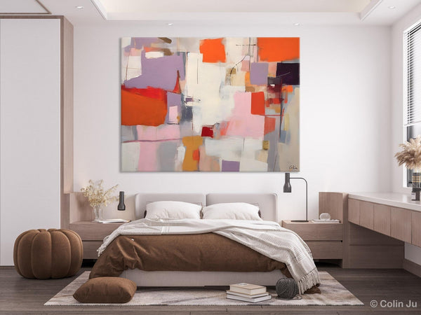Acrylic Paintings on Canvas, Large Original Abstract Art, Contemporary Acrylic Painting on Canvas, Oversized Modern Abstract Wall Paintings-Grace Painting Crafts