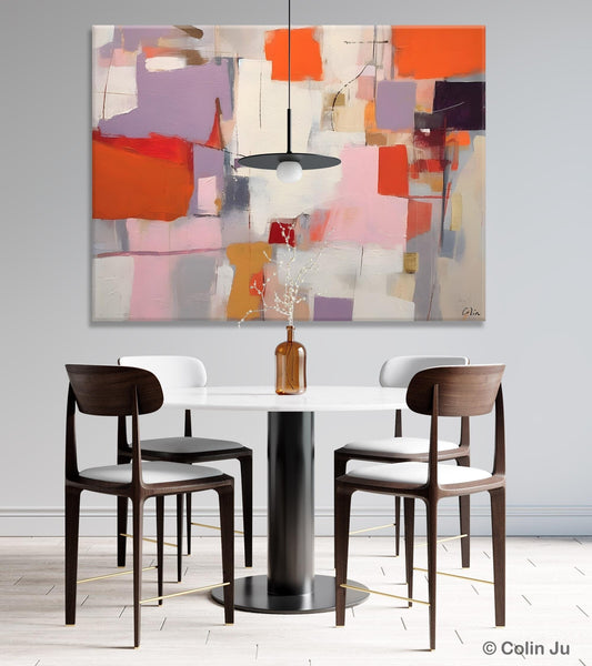Acrylic Paintings on Canvas, Large Original Abstract Art, Contemporary Acrylic Painting on Canvas, Oversized Modern Abstract Wall Paintings-Grace Painting Crafts