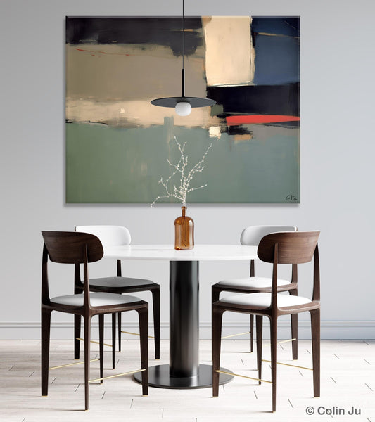 Contemporary Acrylic Paintings, Extra Large Abstract Painting for Living Room, Large Original Abstract Wall Art, Abstract Painting on Canvas-Grace Painting Crafts