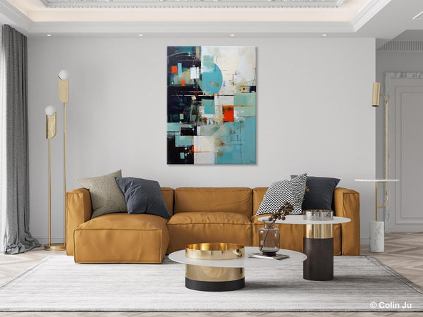 Contemporary Acrylic Painting on Canvas, Large Wall Art Painting for Bedroom, Original Canvas Art, Oversized Modern Abstract Wall Paintings-Grace Painting Crafts