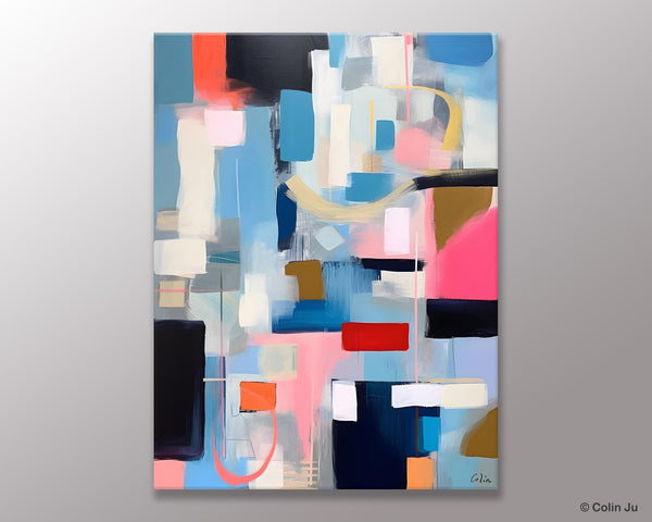 Original Modern Artwork, Contemporary Acrylic Painting on Canvas, Large Wall Art Painting for Bedroom, Oversized Abstract Wall Art Paintings-Grace Painting Crafts