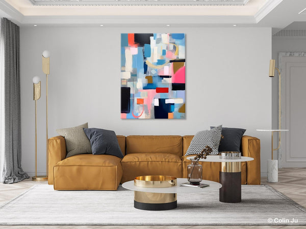Original Modern Artwork, Contemporary Acrylic Painting on Canvas, Large Wall Art Painting for Bedroom, Oversized Abstract Wall Art Paintings-Grace Painting Crafts