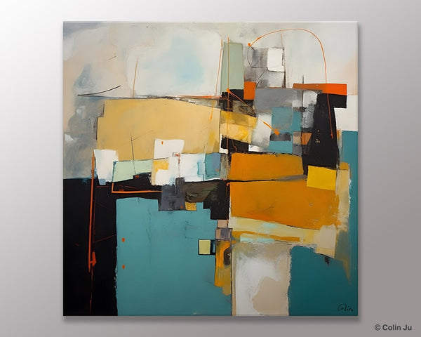 Contemporary Canvas Art for Living Room, Modern Acrylic Paintings, Original Modern Paintings, Extra Large Abstract Paintings on Canvas-Grace Painting Crafts