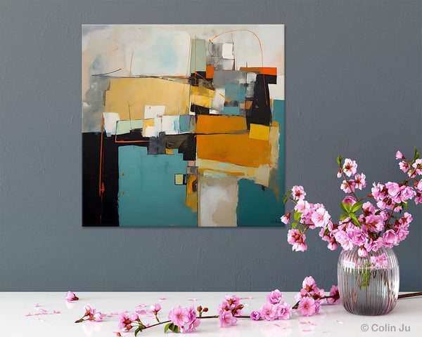 Contemporary Canvas Art for Living Room, Modern Acrylic Paintings, Original Modern Paintings, Extra Large Abstract Paintings on Canvas-Grace Painting Crafts