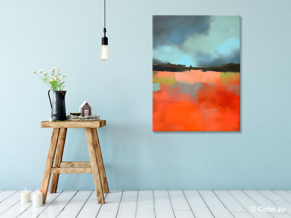 Original Canvas Artwork, Contemporary Acrylic Painting on Canvas, Large Wall Art Painting for Bedroom, Oversized Abstract Wall Art Paintings-Grace Painting Crafts