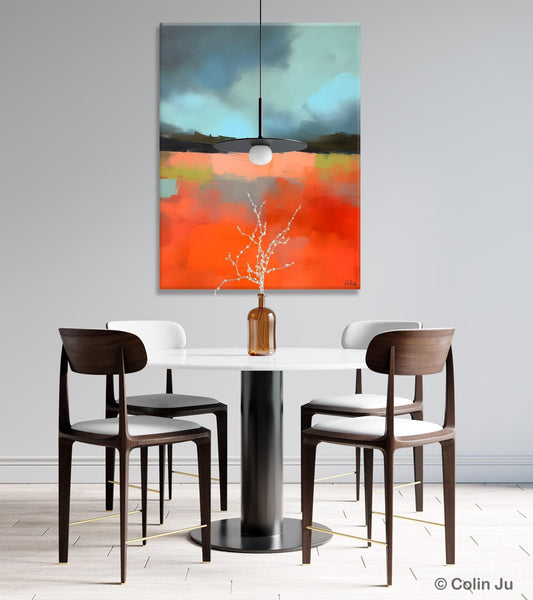 Original Canvas Artwork, Contemporary Acrylic Painting on Canvas, Large Wall Art Painting for Bedroom, Oversized Abstract Wall Art Paintings-Grace Painting Crafts
