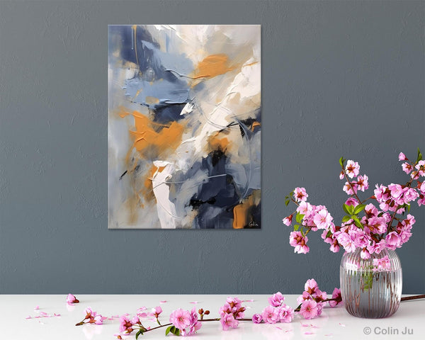 Contemporary Acrylic Paintings on Canvas, Large Wall Art Paintings for Bedroom, Oversized Abstract Wall Art Paintings, Original Abstract Art-Grace Painting Crafts