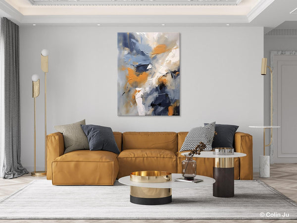 Contemporary Acrylic Paintings on Canvas, Large Wall Art Paintings for Bedroom, Oversized Abstract Wall Art Paintings, Original Abstract Art-Grace Painting Crafts