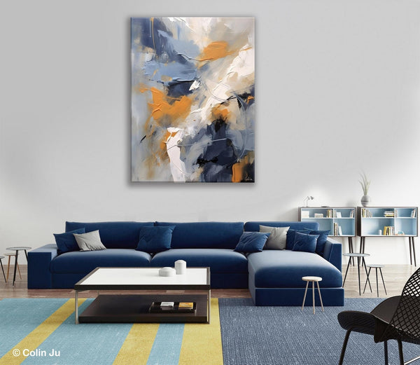 Contemporary Acrylic Paintings on Canvas, Large Wall Art Paintings for Bedroom, Oversized Abstract Wall Art Paintings, Original Abstract Art-Grace Painting Crafts