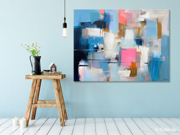 Large Wall Art Paintings, Simple Canvas Art, Contemporary Painting on Canvas, Original Canvas Wall Art for sale, Simple Abstract Paintings-Grace Painting Crafts