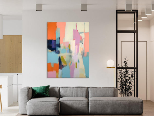 Large Modern Canvas Art for Bedroom, Original Wall Art Paintings, Large Paintings for Sale, Hand Painted Canvas Art, Acrylic Art on Canvas-Grace Painting Crafts