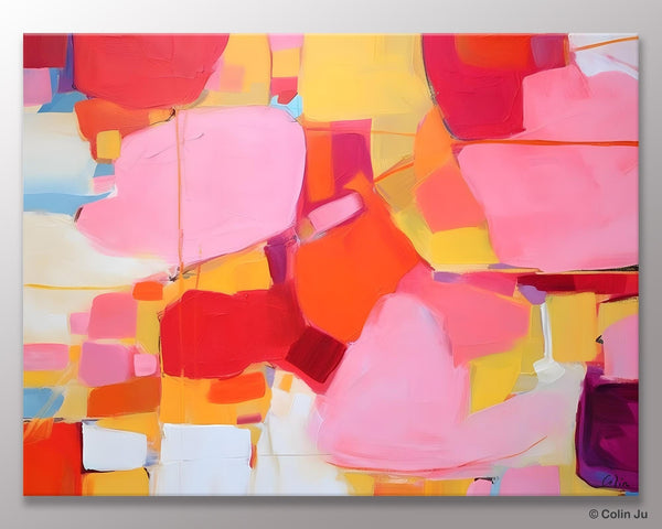 Original Modern Artwork, Large Wall Art Painting for Bedroom, Oversized Abstract Wall Art Paintings, Contemporary Acrylic Painting on Canvas-Grace Painting Crafts