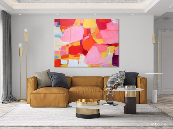 Original Modern Artwork, Large Wall Art Painting for Bedroom, Oversized Abstract Wall Art Paintings, Contemporary Acrylic Painting on Canvas-Grace Painting Crafts