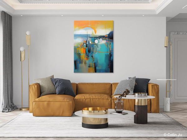 Extra Large Modern Canvas Art for Bedroom, Original Art Paintings, Large Paintings for Sale, Hand Painted Canvas Art, Acrylic Art on Canvas-Grace Painting Crafts