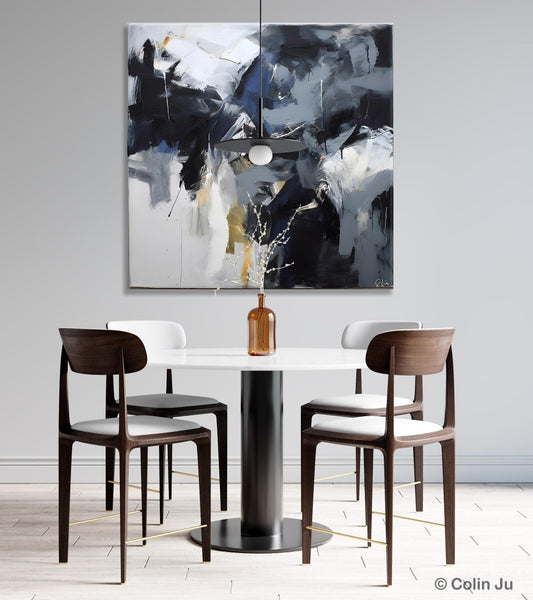Simple Modern Acrylic Art, Modern Original Abstract Art, Large Abstract Art for Bedroom, Canvas Paintings for Sale, Contemporary Canvas Art-Grace Painting Crafts