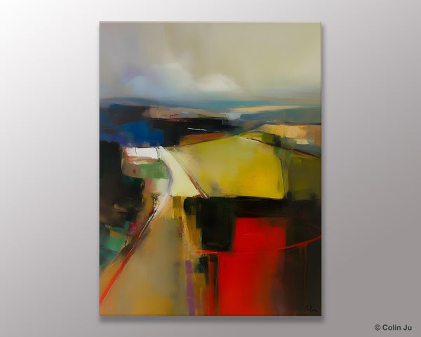 Oversized Abstract Wall Art Paintings, Large Wall Paintings for Bedroom, Contemporary Abstract Paintings on Canvas, Original Abstract Art-Grace Painting Crafts