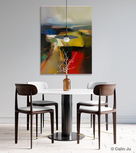 Oversized Abstract Wall Art Paintings, Large Wall Paintings for Bedroom, Contemporary Abstract Paintings on Canvas, Original Abstract Art-Grace Painting Crafts