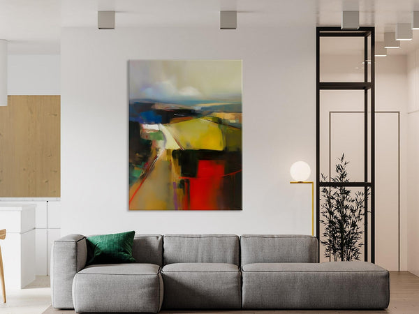 Oversized Abstract Wall Art Paintings, Large Wall Paintings for Bedroom, Contemporary Abstract Paintings on Canvas, Original Abstract Art-Grace Painting Crafts