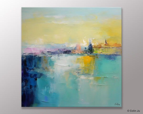 Modern Canvas Paintings, Contemporary Canvas Art, Original Modern Wall Art, Modern Acrylic Artwork, Large Abstract Painting for Bedroom-Grace Painting Crafts