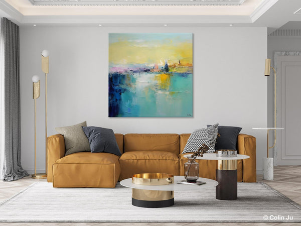 Modern Canvas Paintings, Contemporary Canvas Art, Original Modern Wall Art, Modern Acrylic Artwork, Large Abstract Painting for Bedroom-Grace Painting Crafts