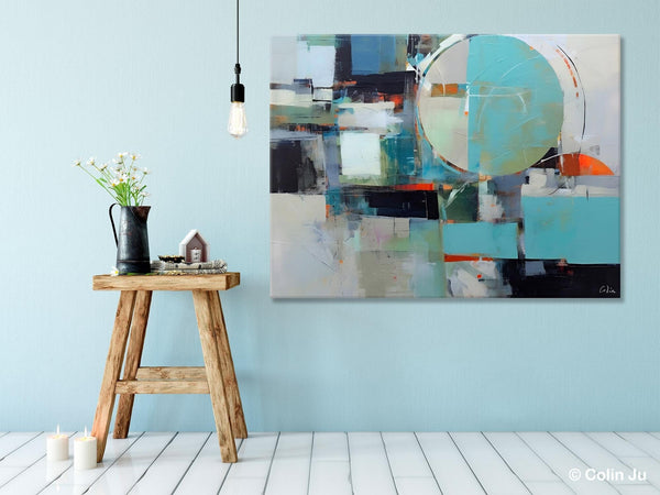 Extra Large Modern Canvas Paintings, Hand Painted Canvas Art, Large Original Wall Art Painting for Bedroom, Acrylic Paintings on Canvas-Grace Painting Crafts