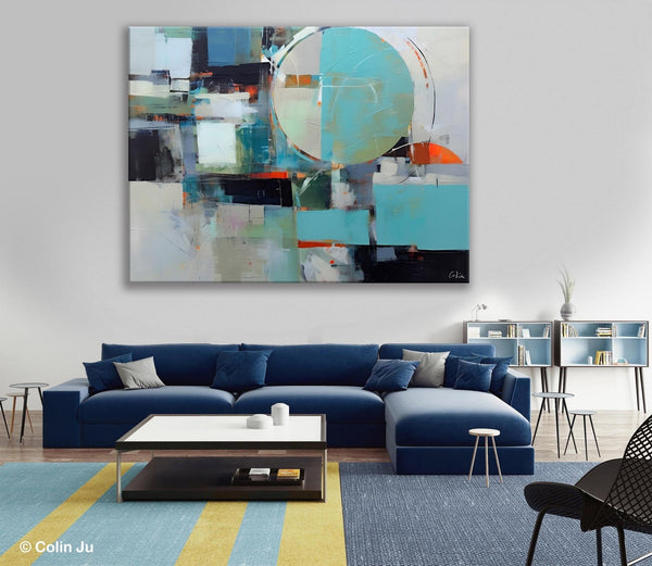 Extra Large Modern Canvas Paintings, Hand Painted Canvas Art, Large Original Wall Art Painting for Bedroom, Acrylic Paintings on Canvas-Grace Painting Crafts