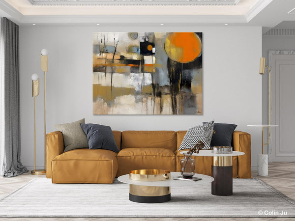 Large Wall Art Painting for Bedroom, Oversized Abstract Wall Art Paintings, Original Modern Artwork, Contemporary Acrylic Painting on Canvas-Grace Painting Crafts