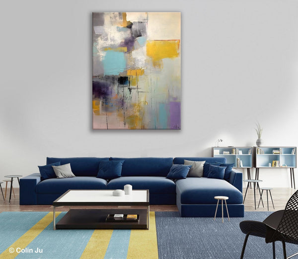 Modern Paintings, Extra Large Paintings for Living Room, Large Contemporary Wall Art, Hand Painted Canvas Art, Original Abstract Painting-Grace Painting Crafts