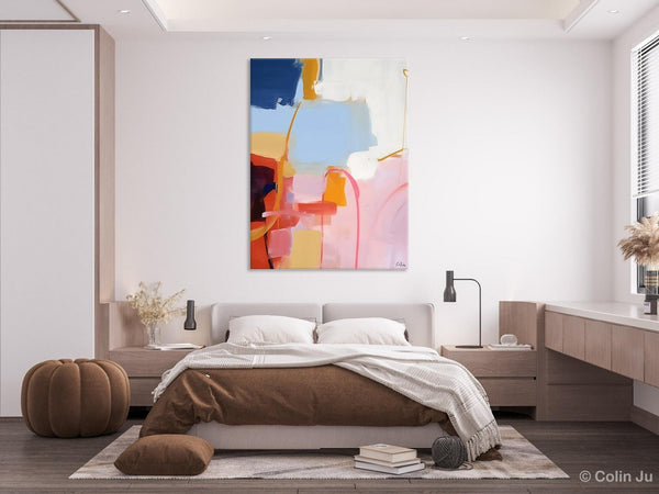 Contemporary Acrylic Painting on Canvas, Large Wall Art Painting for Bedroom, Original Canvas Art, Oversized Modern Abstract Wall Paintings-Grace Painting Crafts