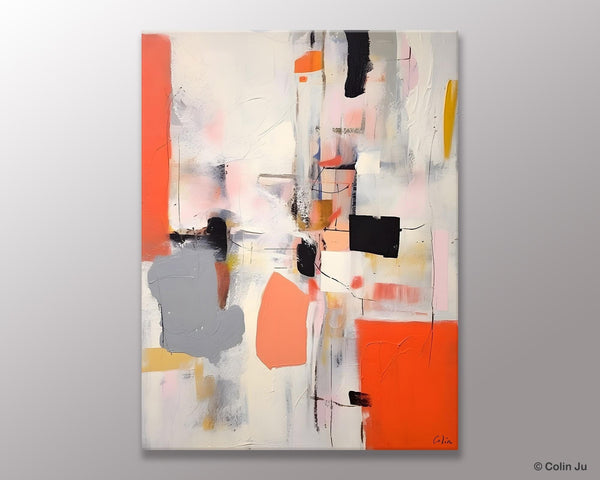 Acrylic Painting on Canvas, Contemporary Painting, Canvas Paintings for Dining Room, Extra Large Modern Wall Art, Original Abstract Painting-Grace Painting Crafts