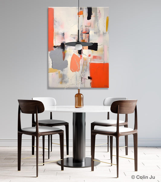 Acrylic Painting on Canvas, Contemporary Painting, Canvas Paintings for Dining Room, Extra Large Modern Wall Art, Original Abstract Painting-Grace Painting Crafts
