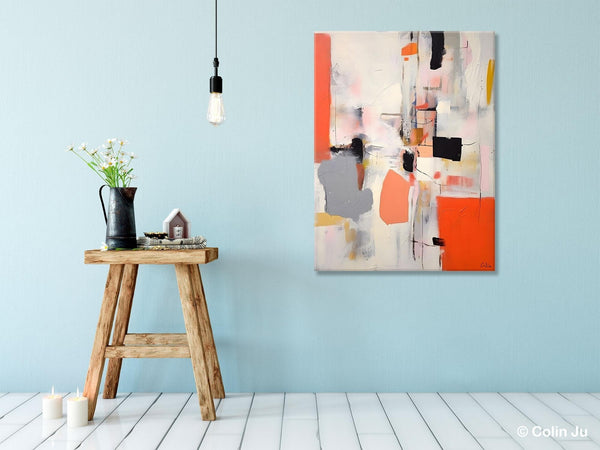 Acrylic Painting on Canvas, Contemporary Painting, Canvas Paintings for Dining Room, Extra Large Modern Wall Art, Original Abstract Painting-Grace Painting Crafts