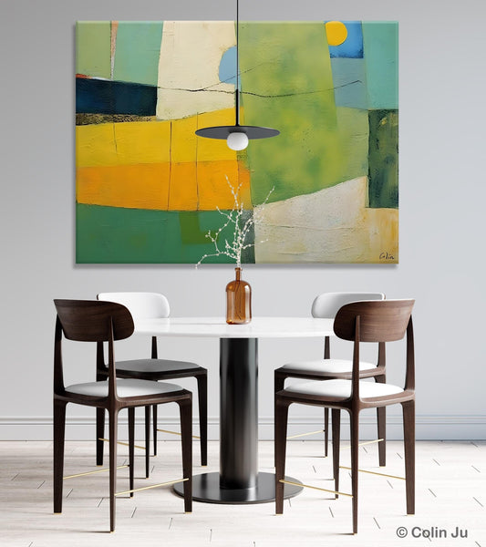 Original Canvas Artwork, Large Wall Art Painting for Dining Room, Contemporary Acrylic Painting on Canvas, Modern Abstract Wall Paintings-Grace Painting Crafts