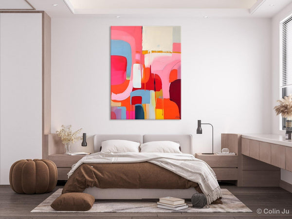 Contemporary Acrylic Painting on Canvas, Simple Abstract Art, Large Painting for Dining Room, Original Canvas Artwork, Wall Art Paintings-Grace Painting Crafts