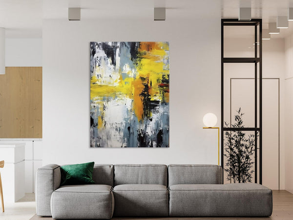 Large Modern Paintings, Contemporary Wall Art, Hand Painted Canvas Art, Extra Large Paintings for Living Room, Original Abstract Painting-Grace Painting Crafts