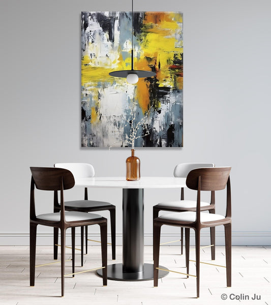 Large Modern Paintings, Contemporary Wall Art, Hand Painted Canvas Art, Extra Large Paintings for Living Room, Original Abstract Painting-Grace Painting Crafts