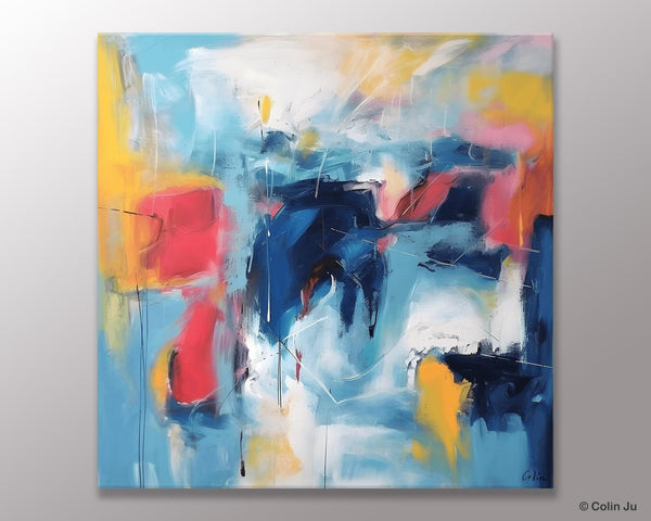 Abstract Paintings for Bedroom, Original Modern Paintings, Large Contemporary Canvas Art, Modern Acrylic Artwork, Buy Art Paintings Online-Grace Painting Crafts