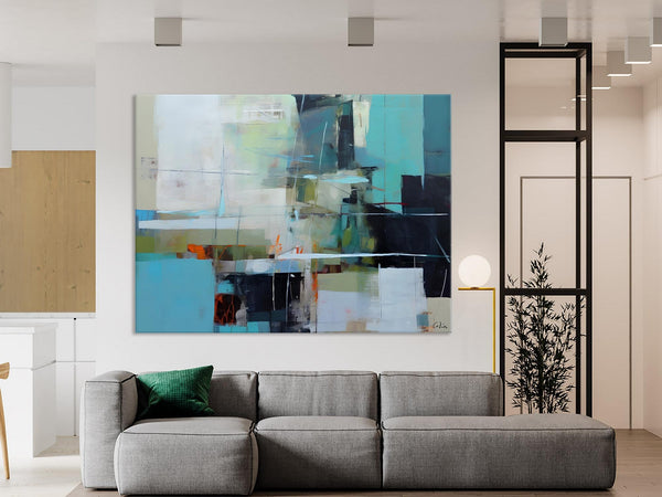 Extra Large Canvas Paintings, Original Abstract Painting, Modern Wall Art Ideas for Living Room, Impasto Art, Contemporary Acrylic Paintings-Grace Painting Crafts