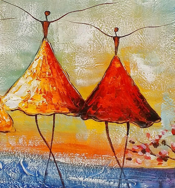 Simple Abstract Painting, Ballet Dancer Painting, Buy Wall Art Online, Modern Acrylic Painting, Bedroom Wall Art Painting-Grace Painting Crafts