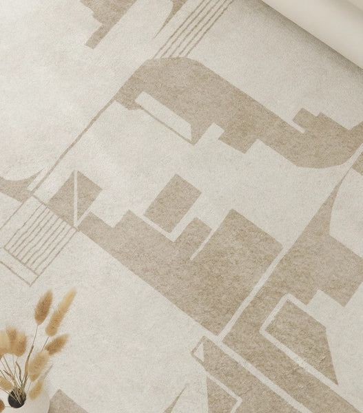 Soft Modern Rug for Living Room, Large Modern Rugs for Living Room, Bedroom Floor Rugs, Geometric Contemporary Rugs for Dining Room-Grace Painting Crafts