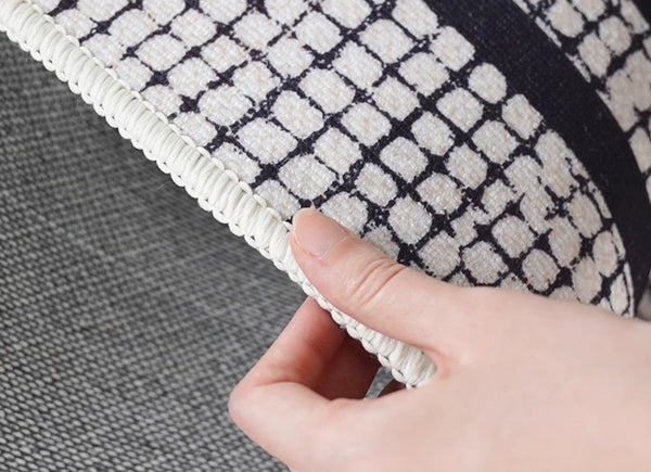 Unique Modern Rugs for Dining Room, Large Abstract Geometric Modern Rugs, Bedroom Modern Rugs, Living Room Contemporary Modern Rugs-Grace Painting Crafts