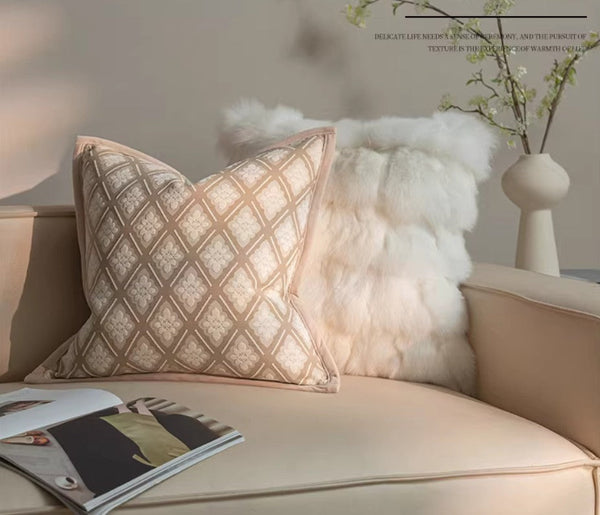 Decorative Pillow Arrangement Ideas for Couch, Modern Decorative Pillow Cover, Decorative Throw Pillows for Living Room, Modern Sofa Pillows-Grace Painting Crafts