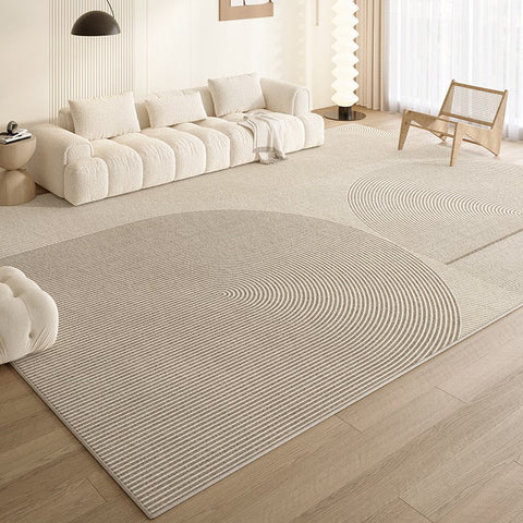 Soft Bedroom Floor Rugs, Extra Large Modern Rugs for Living Room, Oversized Modern Rug for Living Room, Geometric Contemporary Rugs for Dining Room-Grace Painting Crafts