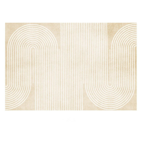 Cream Color Modern Living Room Rugs, Dining Room Modern Rugs, Thick Soft Modern Rugs for Living Room, Contemporary Rugs for Bedroom-Grace Painting Crafts