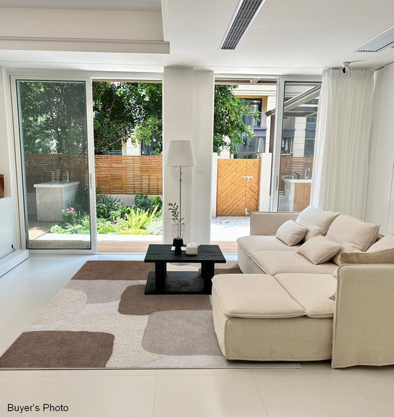 Unique Large Contemporary Floor Carpets for Living Room, Dining Room Modern Rugs, Extra Large Geometric Modern Rugs in Bedroom, Modern Rugs for Sale-Grace Painting Crafts